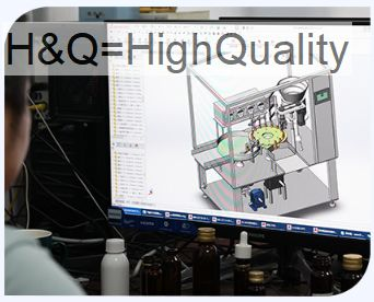 HQ-YGSZ2 Automatic liquid filling-plugging-capping machine