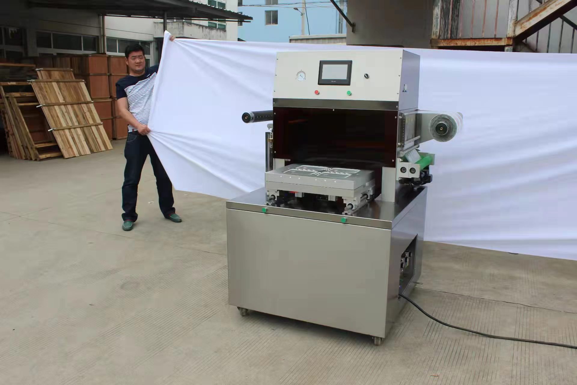 HQ-MPA450 Box modified Atmosphere packaging machine