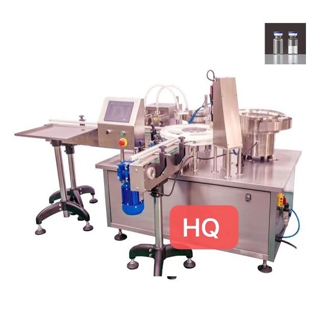 HQ-FC2 Automatic Liquid Filling-press Plugging-capping Machine