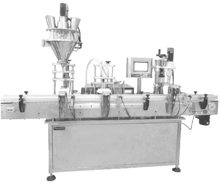 HQ-FS200 Electric Fully-automatic Powder mix liquid Filling Machines